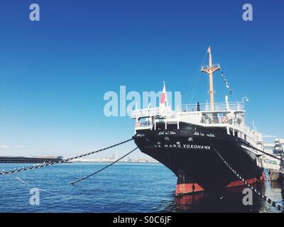 Hikawa Maru ship in Yokohama bay in Japan Stock Photo - Alamy