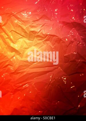 Red plastic texture Stock Photo