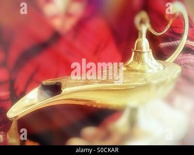 Aladdin's lamp Stock Photo
