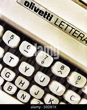 Italian typewriter Stock Photo