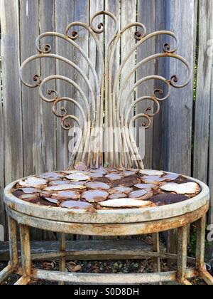 Old rusty chair Stock Photo