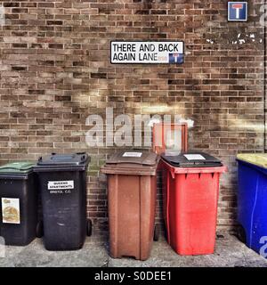 There and Back Again Lane, Bristol, UK Stock Photo