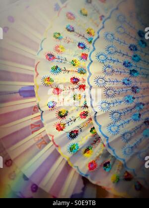Handheld Fans, Chinatown, NYC Stock Photo