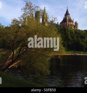 The Library of the Parliament of Canada, Ottawa, Canada, June 2015. Stock Photo