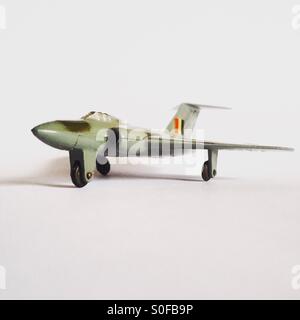 Gloster Javelin toy jet fighter made by Dinky Toys Stock Photo