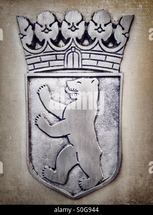 Coat of Arms of the City of Berlin Stock Photo