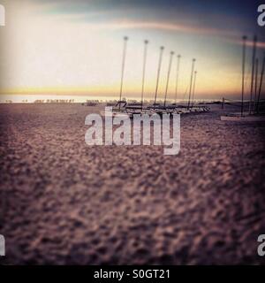 Delray beach sunrise Stock Photo