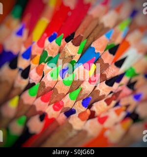 Coloured pencils Stock Photo