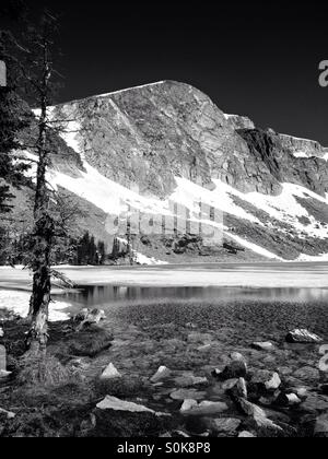 Lake Marie in Medicine Bow National Forest Stock Photo