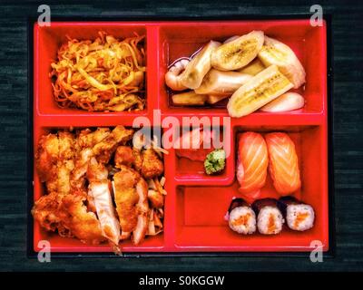 Japanese bento box Stock Photo