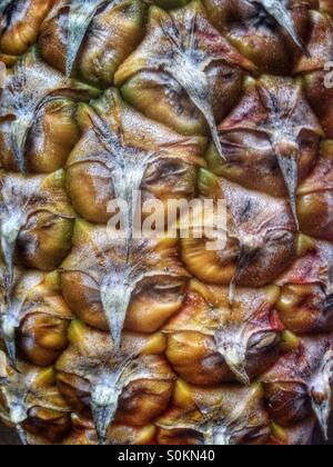 Pineapple skin. Stock Photo