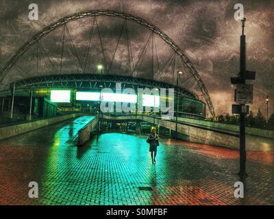 Wembley Stadium, London borough of Brent, England, United Kingdom, Europe Stock Photo