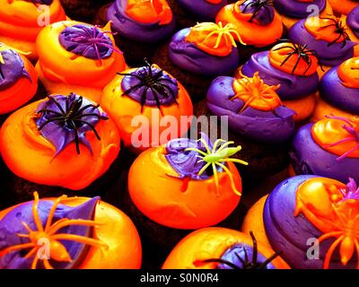 Creepy cupcakes Stock Photo