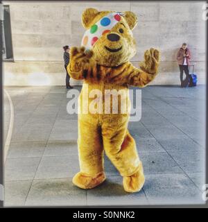 Pudsey Bear from BBC Children in Need Stock Photo