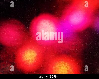 Abstract image of Christmas tree lights Stock Photo