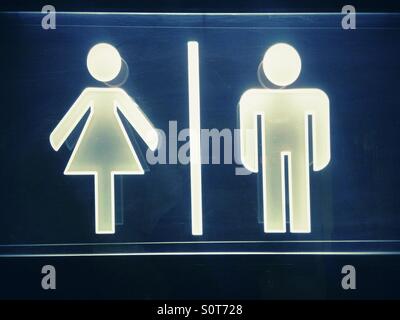 Toilet signs. Stock Photo