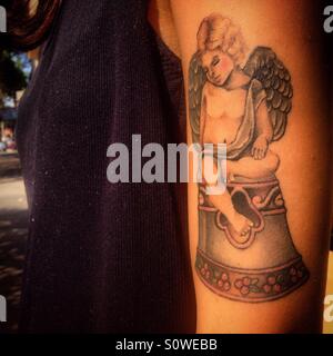 Crazy ink tattoo  Body piercing on Twitter ANGEL TATTOO DESIGN By  tattoo artist Bhumi Jain For more info visithttpstcoGXGuNkOFqz  httpstcoohS1B13gcR  X
