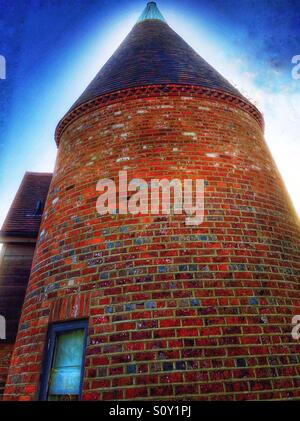 Oast house in Kent Stock Photo