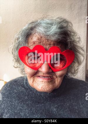 Funny granny Stock Photo