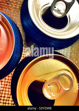 Cans Stock Photo