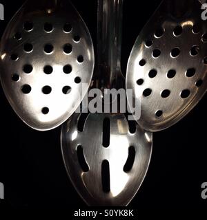 Spoons in the kitchen Stock Photo