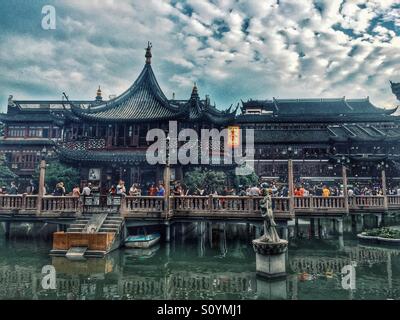 Shanghai old town Stock Photo