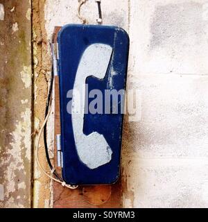 Old style railway signal box in Northern Ireland at the village of ...