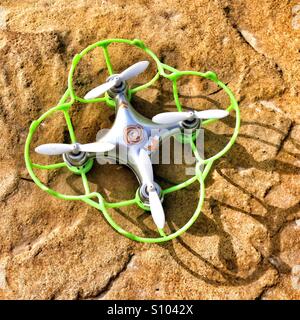 Cheers on cx-10a micro or nano quadcopter drone. Stock Photo