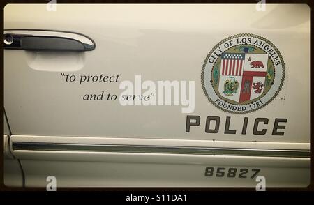 The Los Angeles Police emblem Stock Photo - Alamy