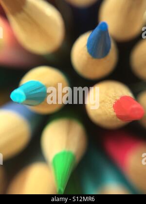 Colored pencils Stock Photo