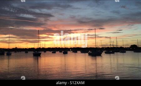 Davis Island Yacht Club in Tampa, FL Stock Photo