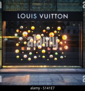 Louis Vuitton shop in Warsaw Stock Photo