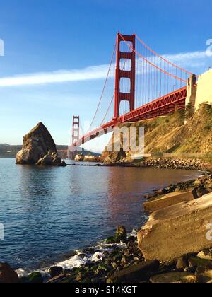 San Francisco Golden Gate Bridge. Stock Photo