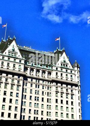 The plaza hotel at grand Army Plaza, NYC Stock Photo