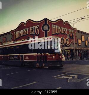 Streetcar, Toronto, Ontario, Canada Stock Photo