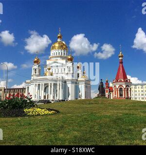 The cathedral st.warrior Theodor Ushakov. Saransk. Russia Stock Photo
