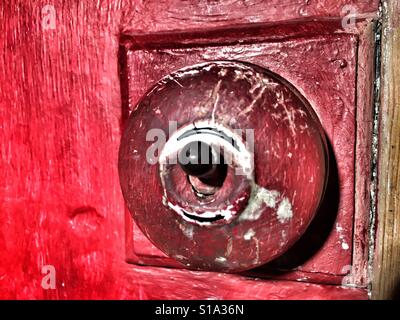 Old fashioned light switch Stock Photo