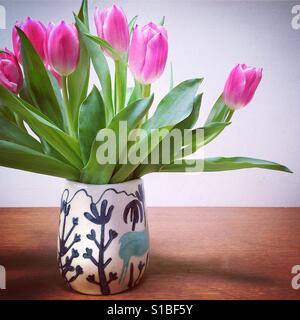 Case of Tulips Stock Photo