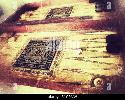 Backgammon Stock Photo