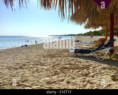 View of the beach in Trinidad, Cuba Stock Photo