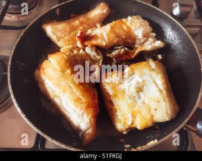 North Sea cod fillets Stock Photo