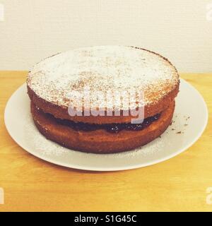 Homemade sponge cake Stock Photo