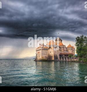 Château de Chillon, Montreux, Switzerland Stock Photo