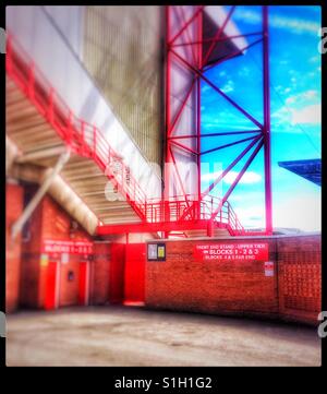 Nottingham Forest Trent End stand, Nottingham, Nottinghamshire, East Midlands, England Stock Photo