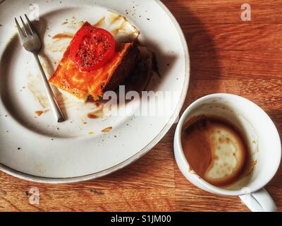 Leftover food Stock Photo