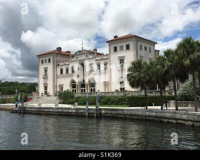 USA Florida Miami Coconut Grove Vizcaya museum and Garden Stock Photo