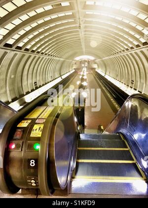 Metro station Washington, DC Stock Photo