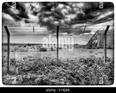 Former military airfield, Rendelsham, Suffolk, UK. Stock Photo