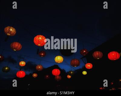 Lanterns in Hoi An, Vietnam. Stock Photo