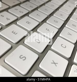 Apple IMac computer keyboard Stock Photo